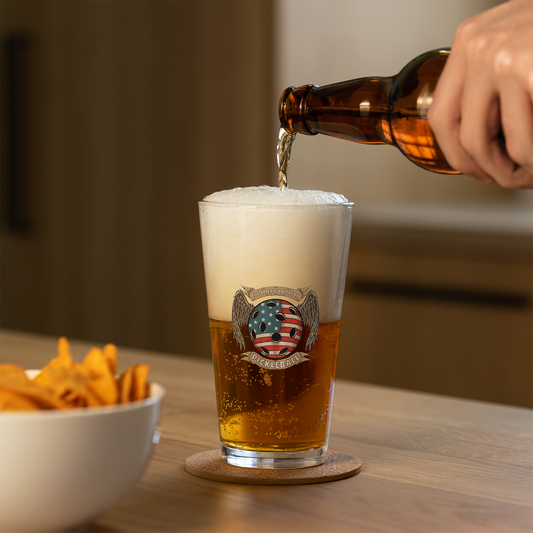 Elevate Your Post-Game Celebrations with The American Dream: Pickleball Shaker Pint Glass!