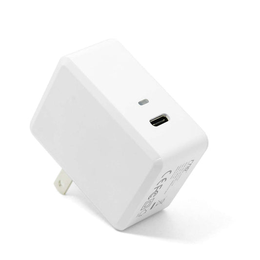 RND Power Solutions USB-C 3A AC Charger in white with compact design and USB-C port.