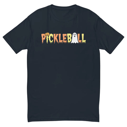 Halloween Haunted Pickleball Phantoms: Jack-o-Lantern & Ghost Tee Shirt