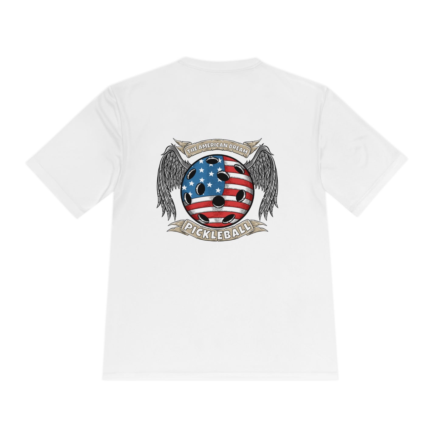 American Dream Pickleball Series Performance T-Shirt (Dry-Fit/Moisture Wicking Tee)