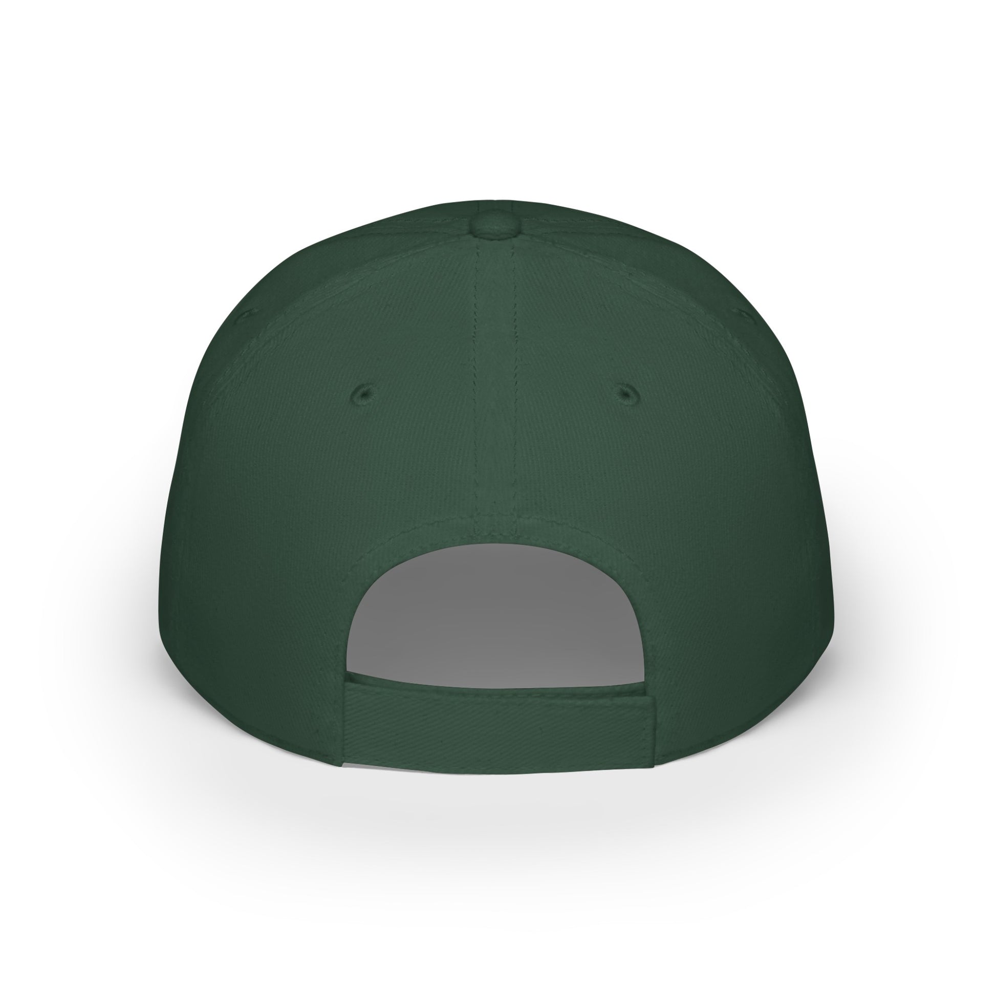 The Back of Dark Green Pickleball American Flag Series - Low Profile Baseball Cap/Hat