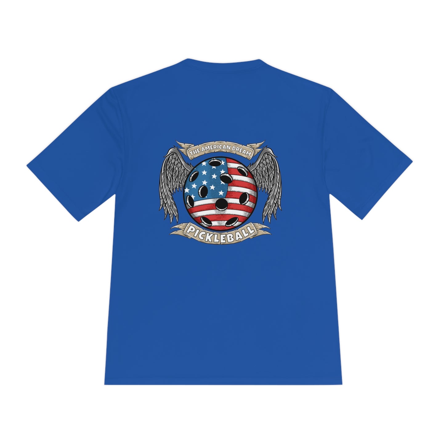 American Dream Pickleball Series Performance T-Shirt (Dry-Fit/Moisture Wicking Tee)