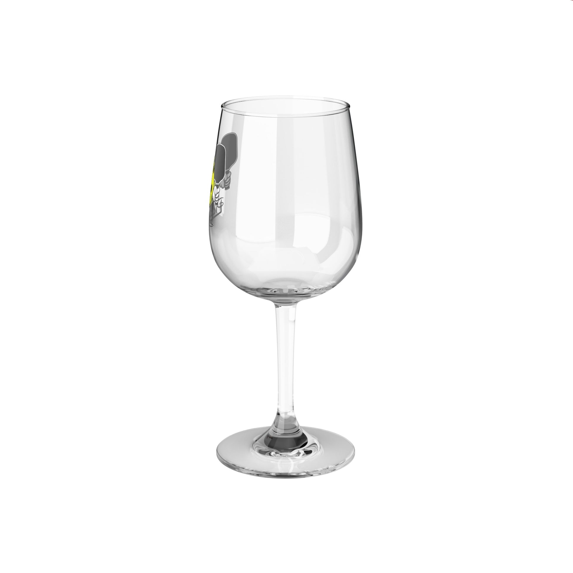the right side of HarmonyGrip Pickleball Series Wine Glass, 12oz