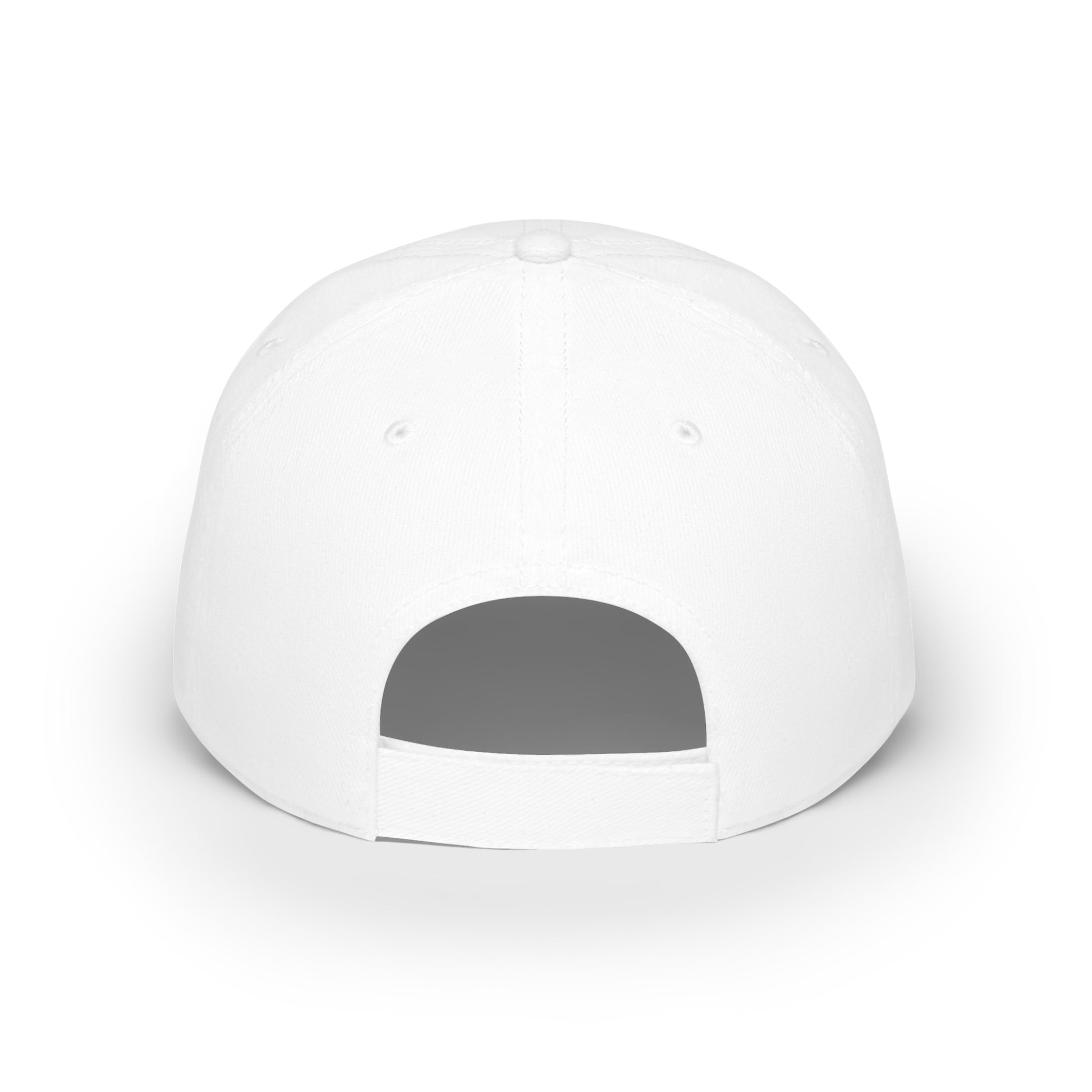 The Back of White Pickleball American Flag Series - Low Profile Baseball Cap/Hat