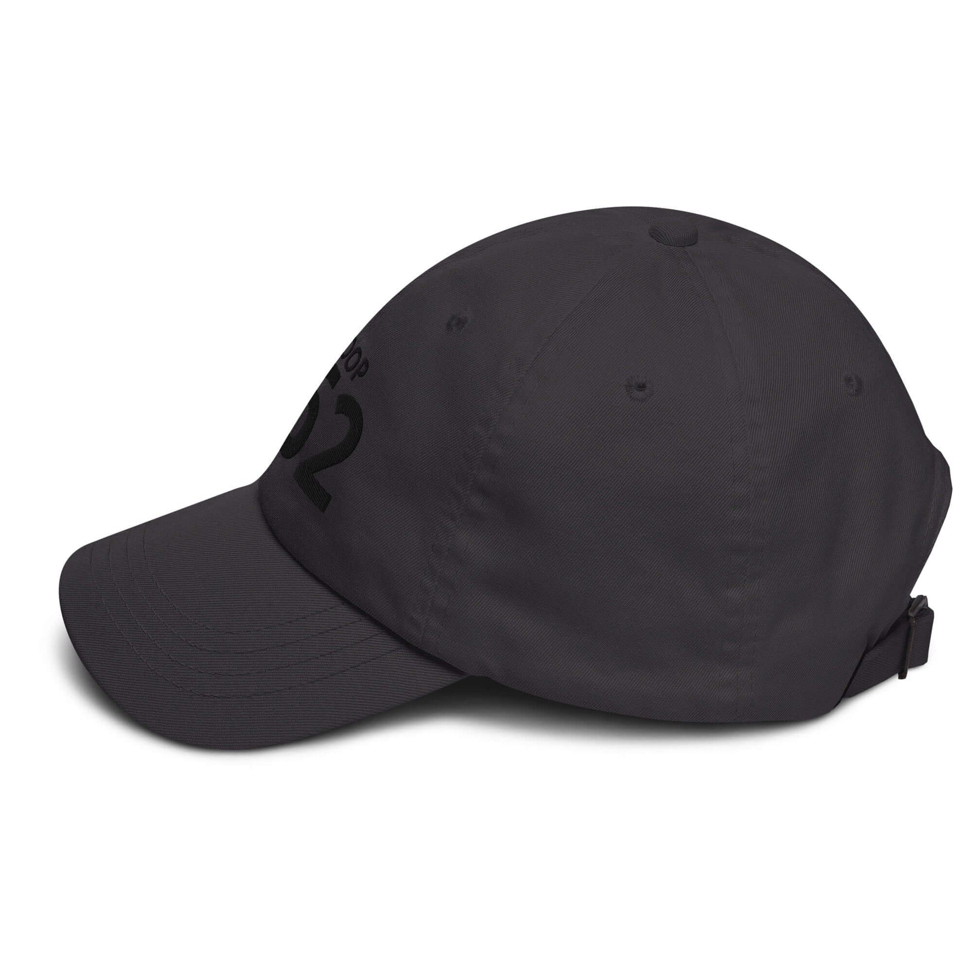 Standard Edition dad hat in black with adjustable strap and curved visor, ideal for casual wear.