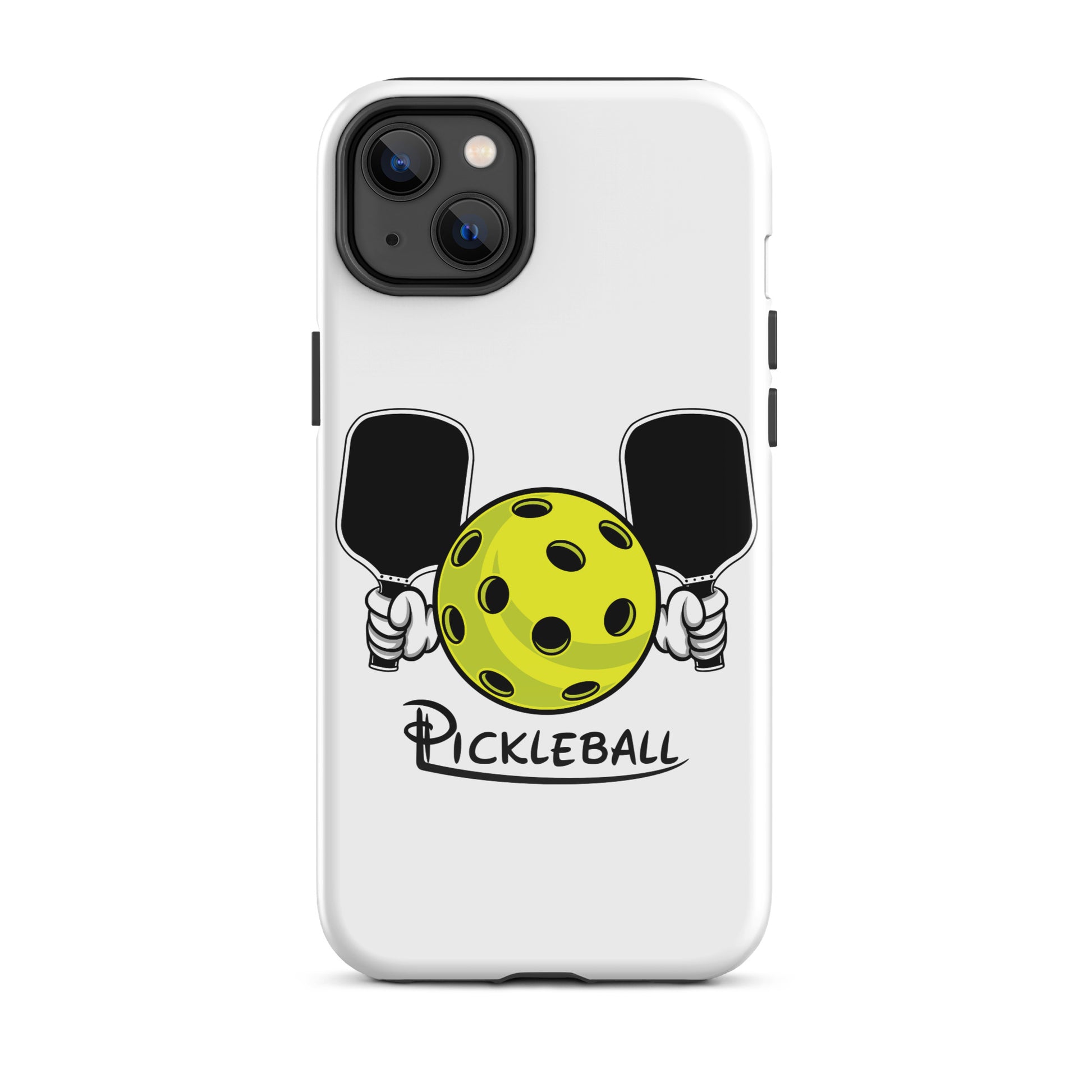 HarmonyGrip Pickleball Series - Tough Dual-Layer Glossy Phone Case for Apple iPhone 14 Plus