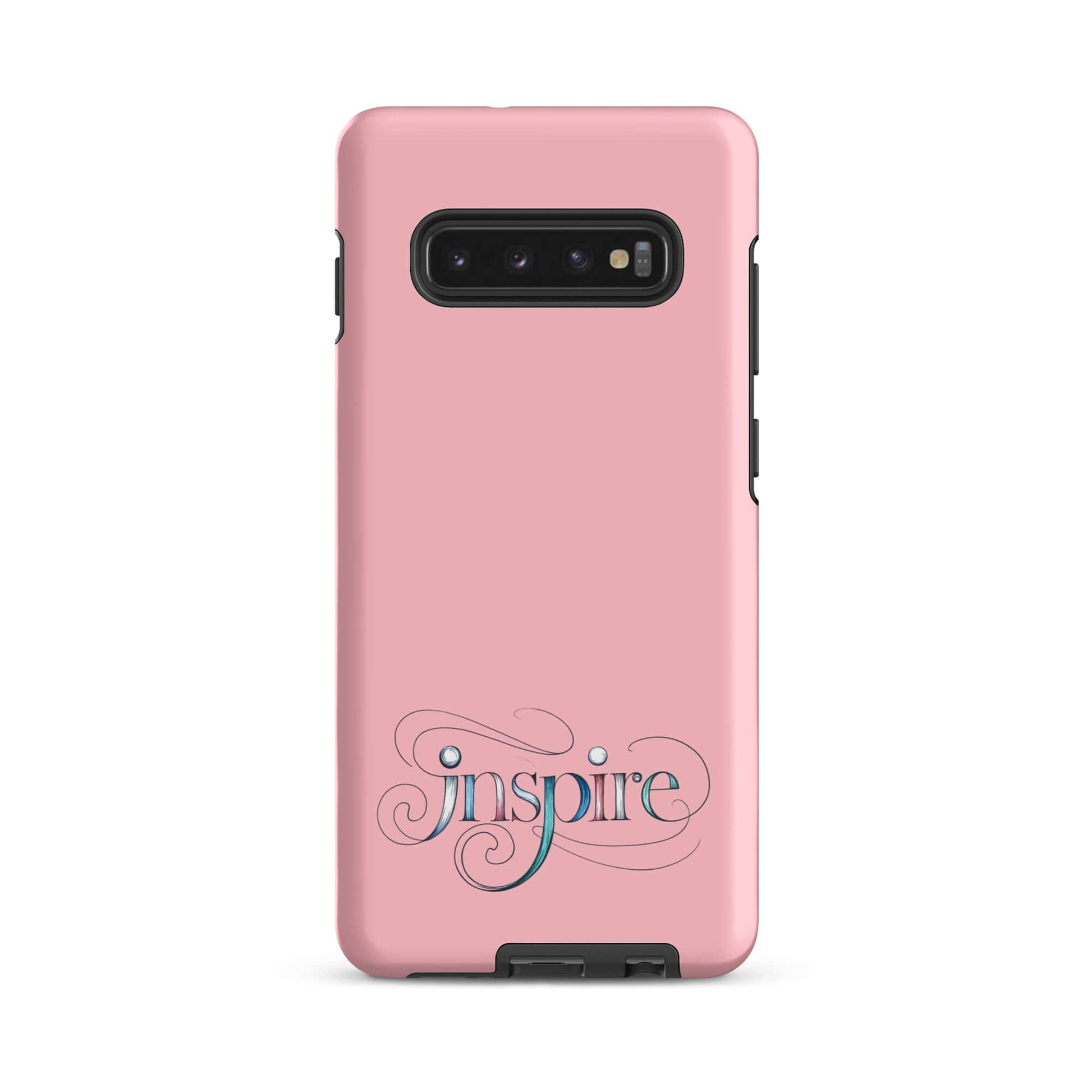 Inspire Sketch Tough Case for Samsung® with artistic design and word 'Inspire' in elegant lettering.