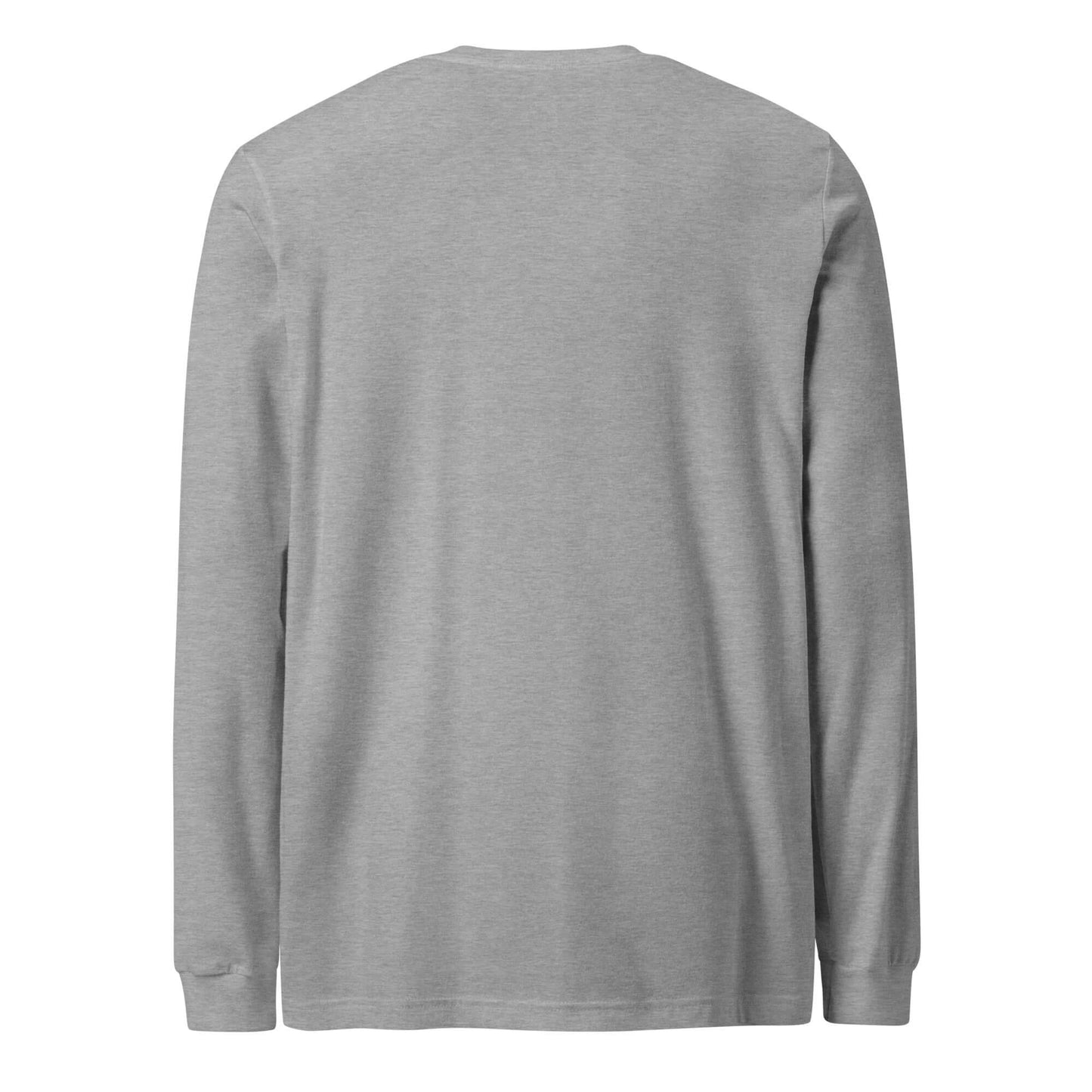 Back view of the LOVE Pickleball Long Sleeve Tee in gray, perfect for on-court or off-court wear.