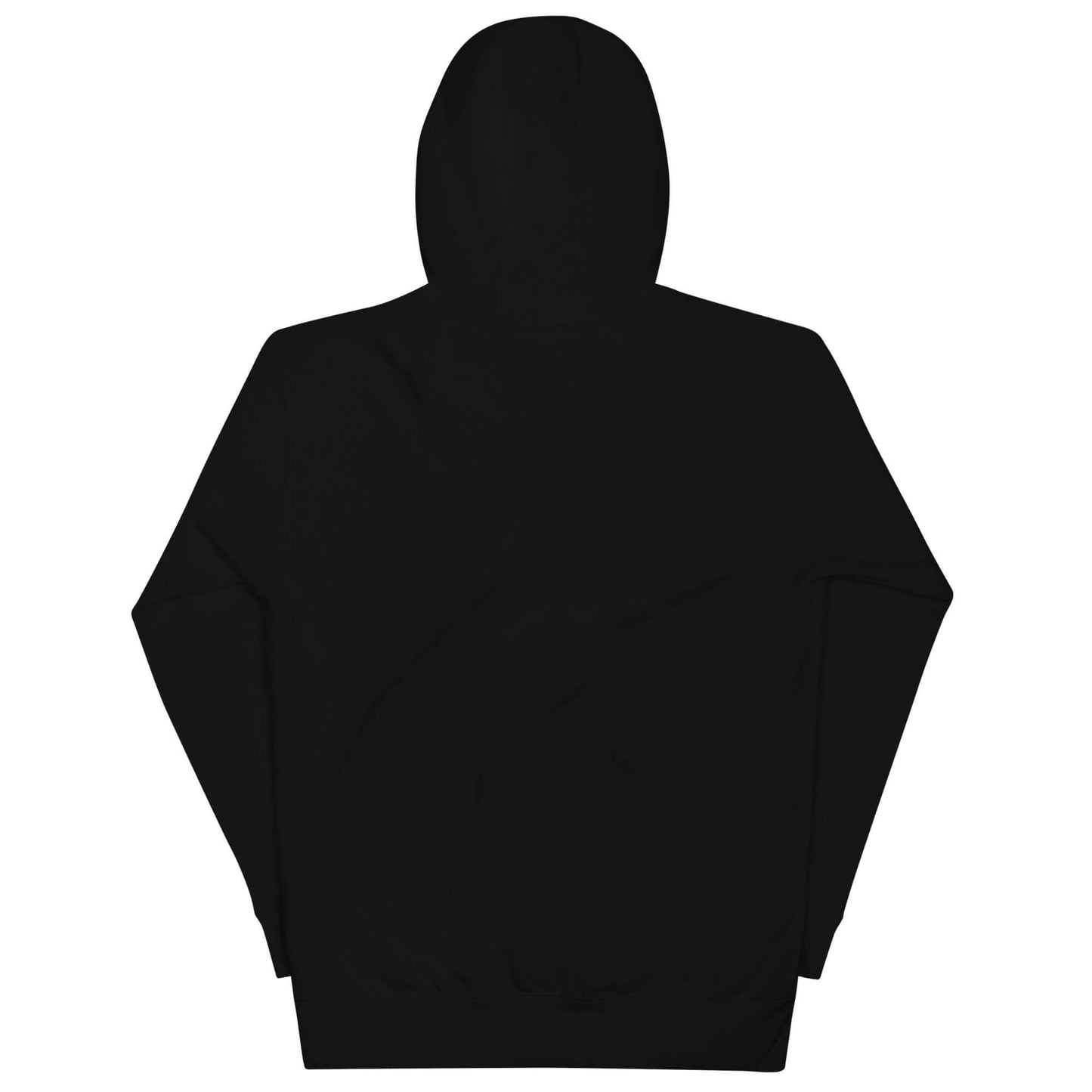 Back view of the Women’s LOVE Pickleball Hoodie in black, designed for comfort and style for pickleball lovers.