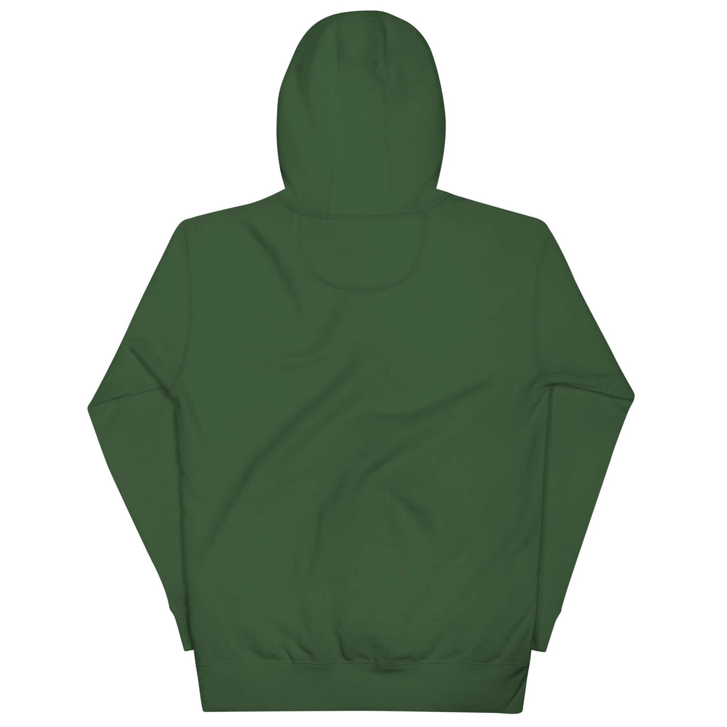 Back view of women’s LOVE pickleball hoodie in green, showcasing its soft fabric and hoodie design.