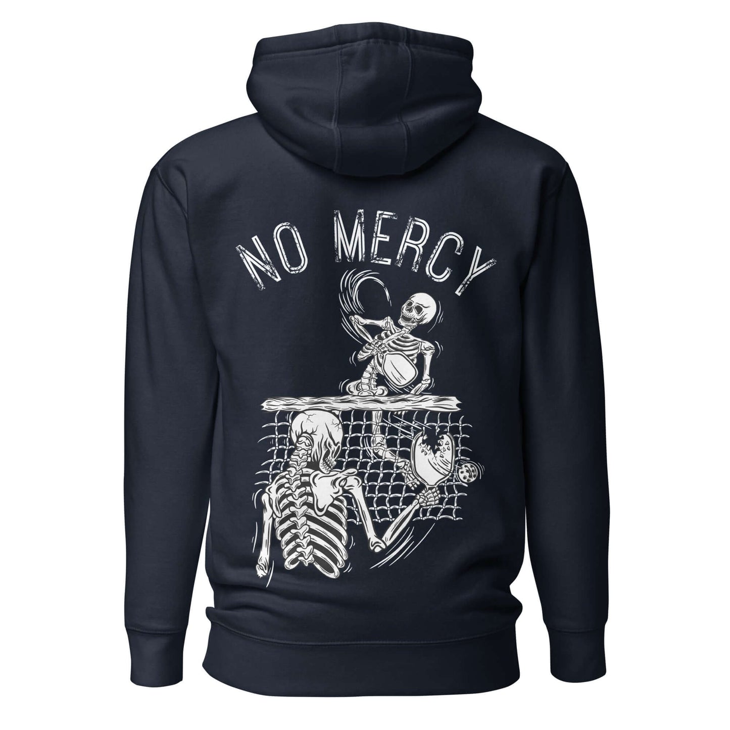 No Mercy Pickleball Series Hoodie with Skeleton Design