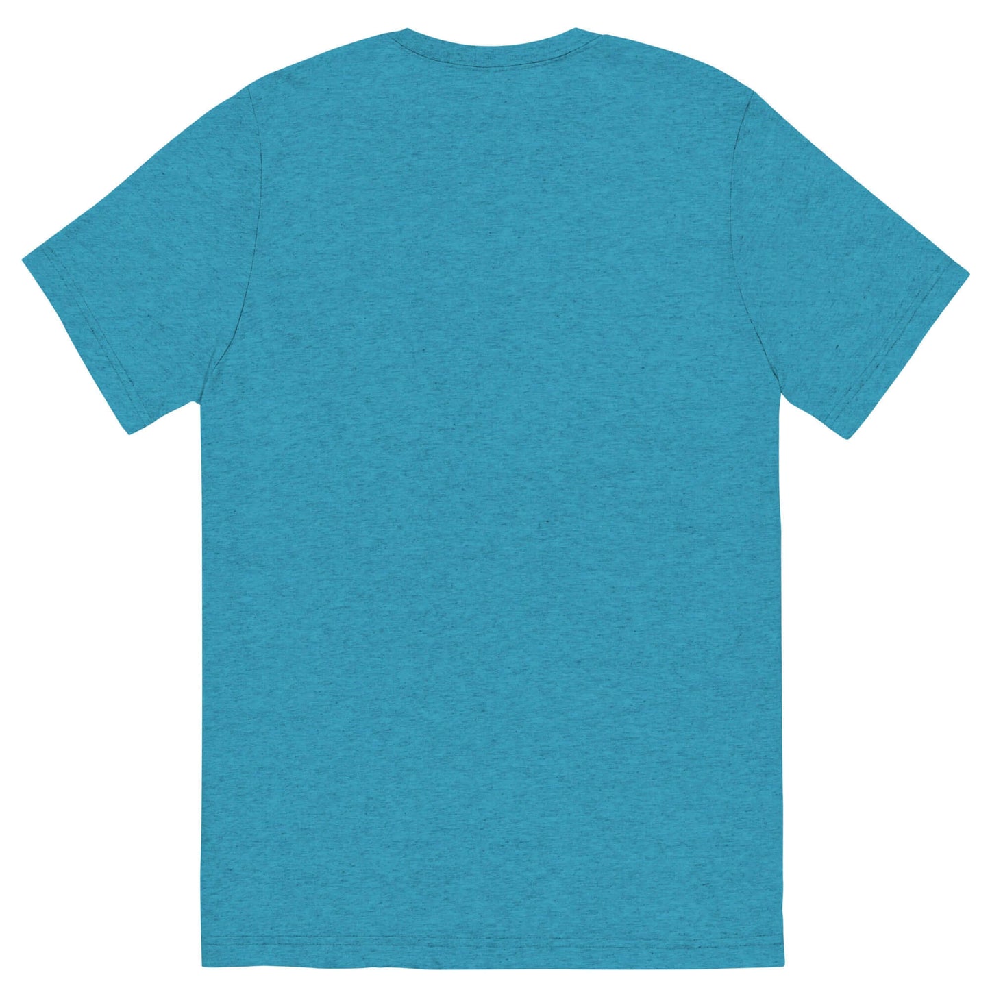 Back view of the Women's LOVE Pickleball Short Sleeve Shirt in teal, perfect for casual wear or sports.