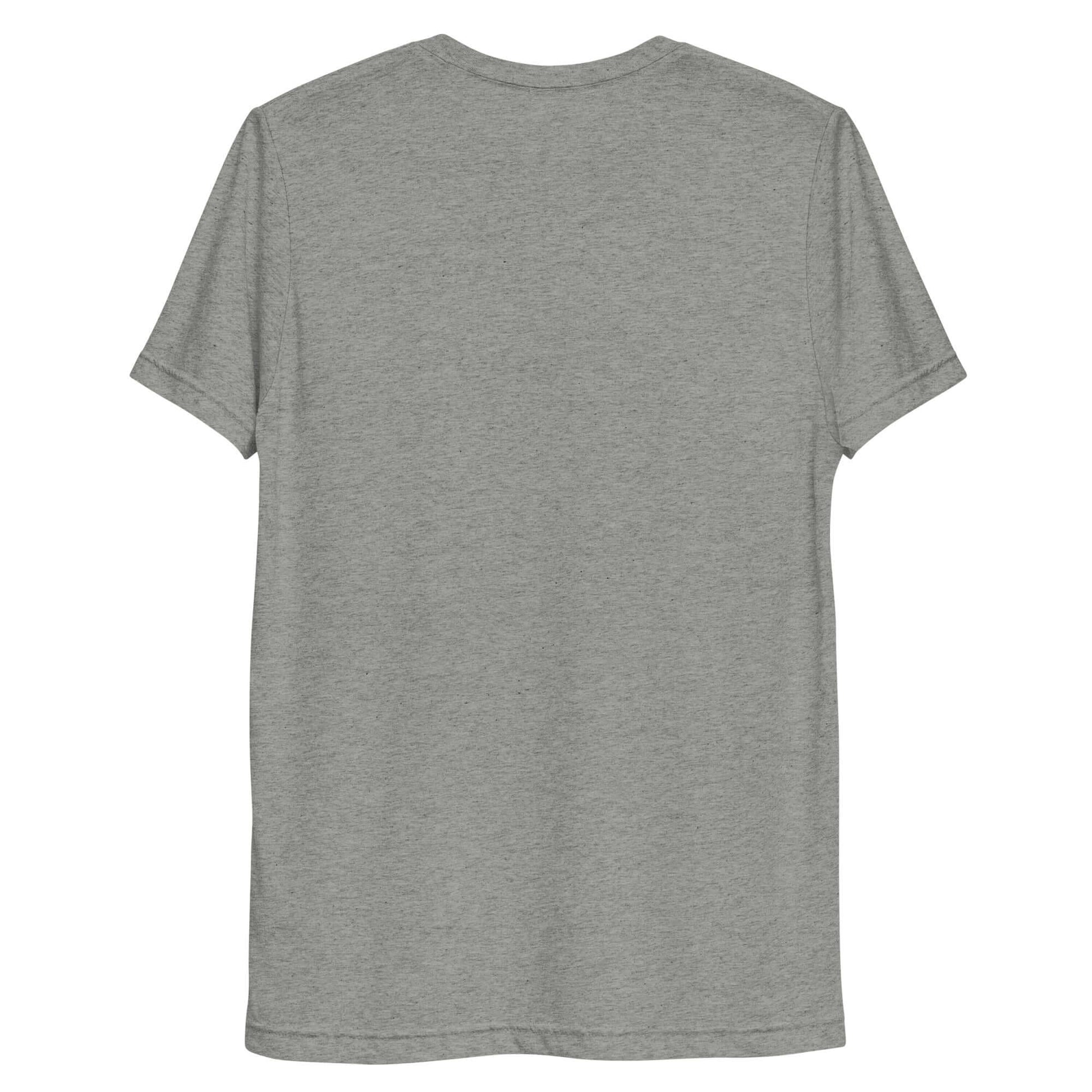 Back view of Women's LOVE Pickleball Short Sleeve Shirt in grey, showcasing its comfortable and stylish design.