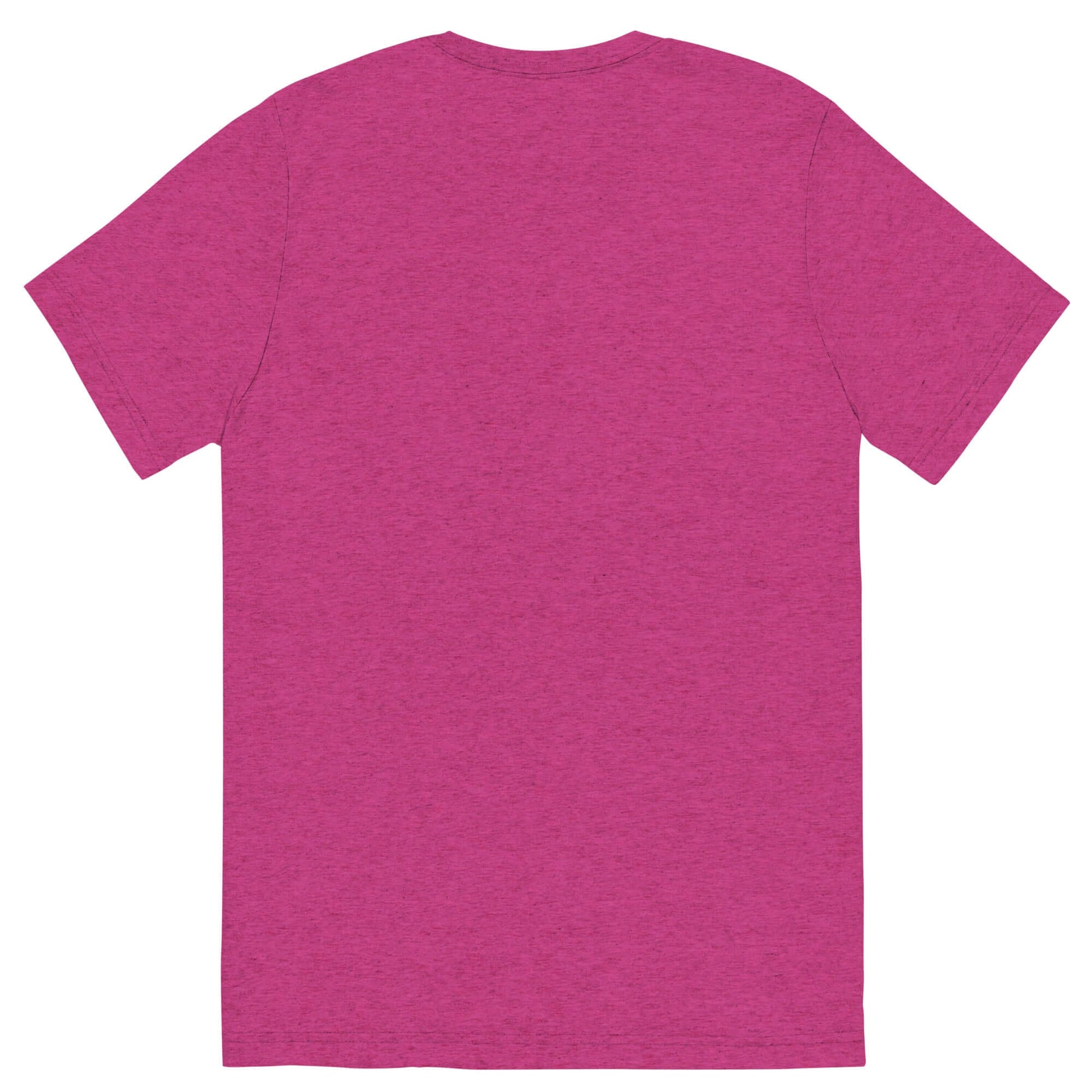 Back view of a Women’s LOVE Pickleball Short Sleeve Shirt in vibrant pink color.