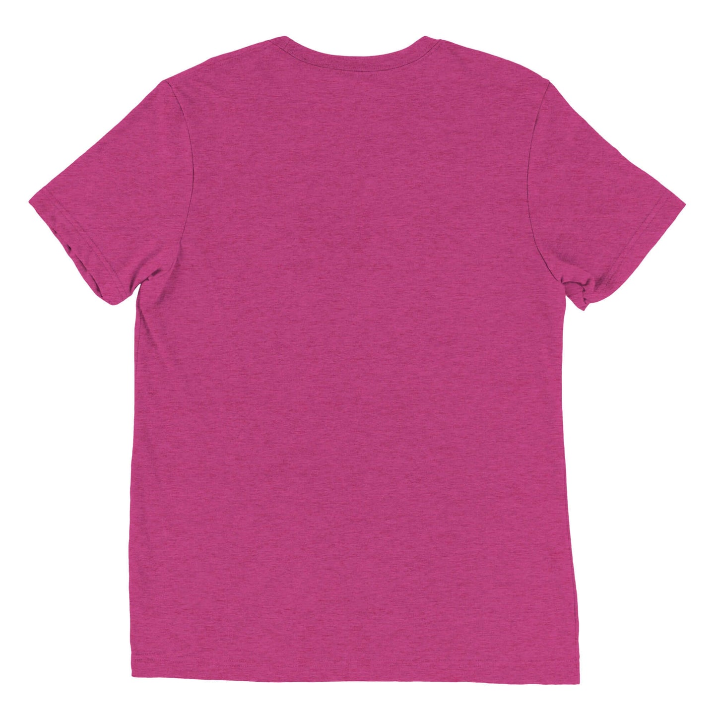 Back view of Women’s LOVE Pickleball Short Sleeve Shirt in vibrant pink color.