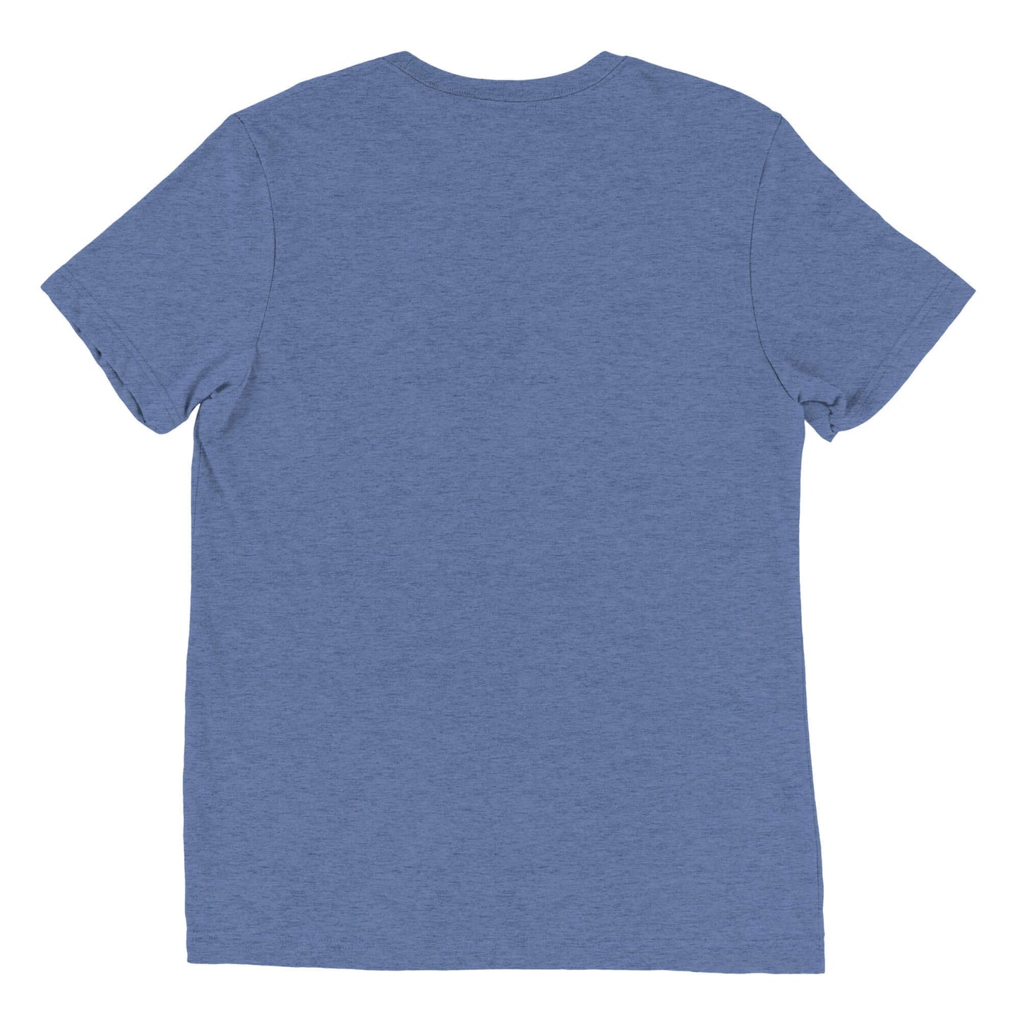 Back view of a blue Women’s LOVE Pickleball Short Sleeve Shirt, showcasing its sporty and versatile design.