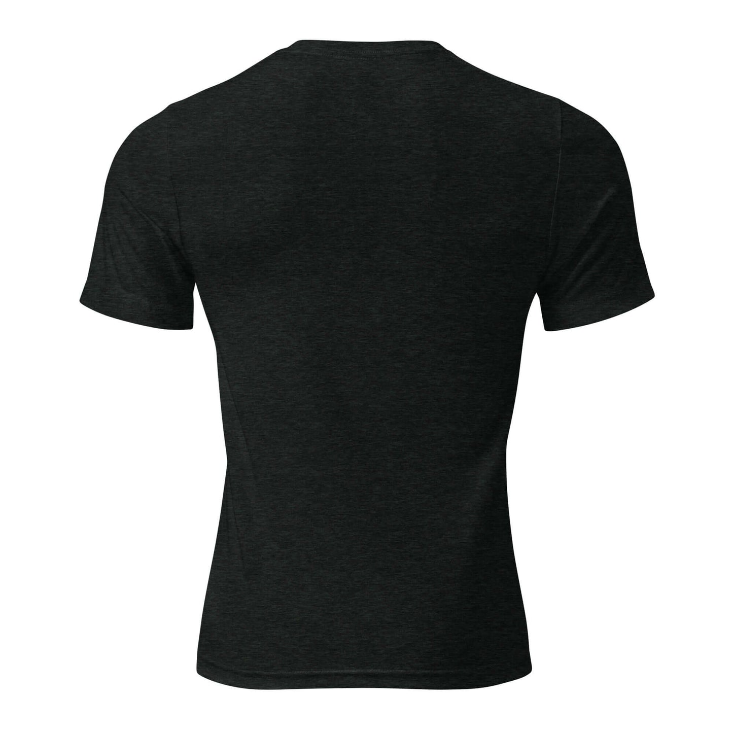 Back view of Women's 'Inspire' Script T-Shirt in dark fabric, showcasing a sleek and modern fit.