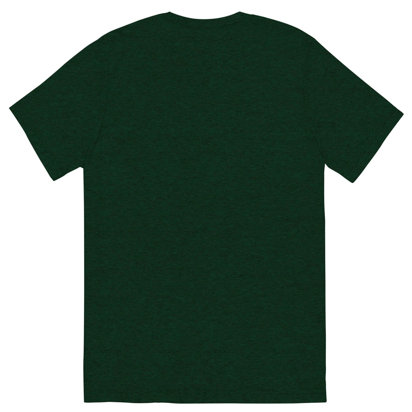 Back view of Women’s LOVE Pickleball Short Sleeve Shirt in dark green fabric for sporty comfort.