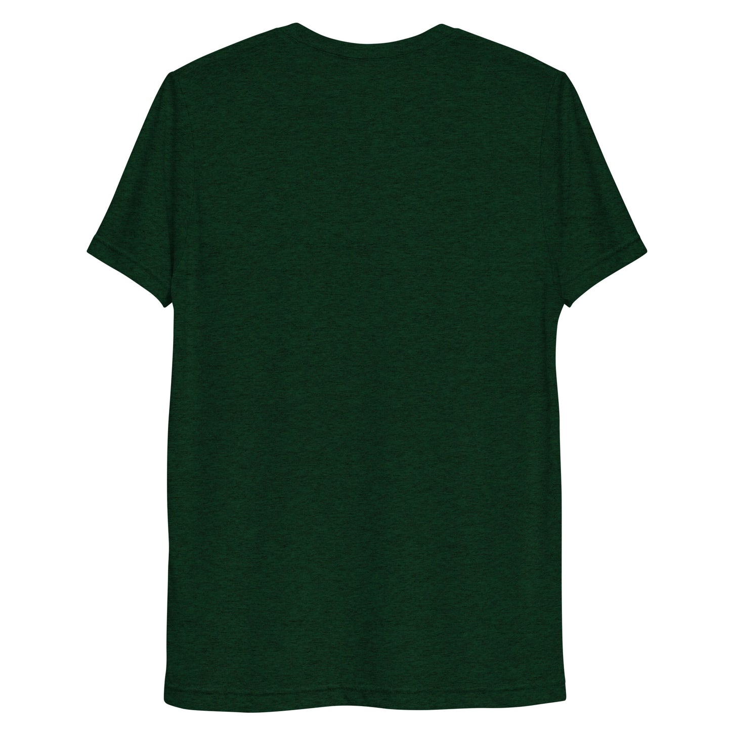 Back view of Women’s LOVE Pickleball Short Sleeve Shirt in dark green color.