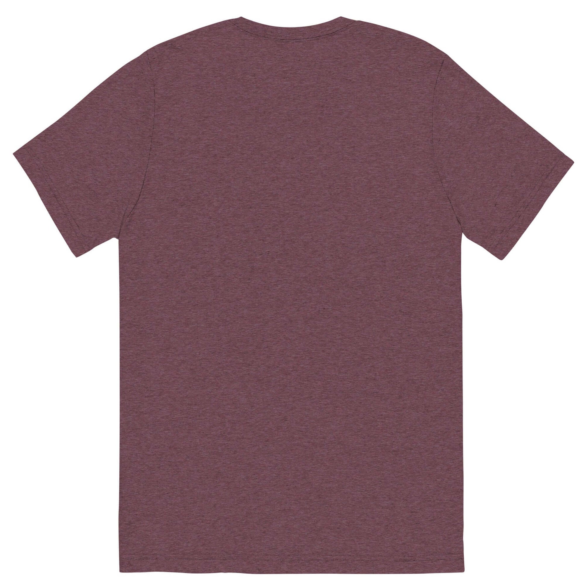 Back view of Women's LOVE Pickleball Short Sleeve Shirt in maroon color, showcasing its comfortable design.