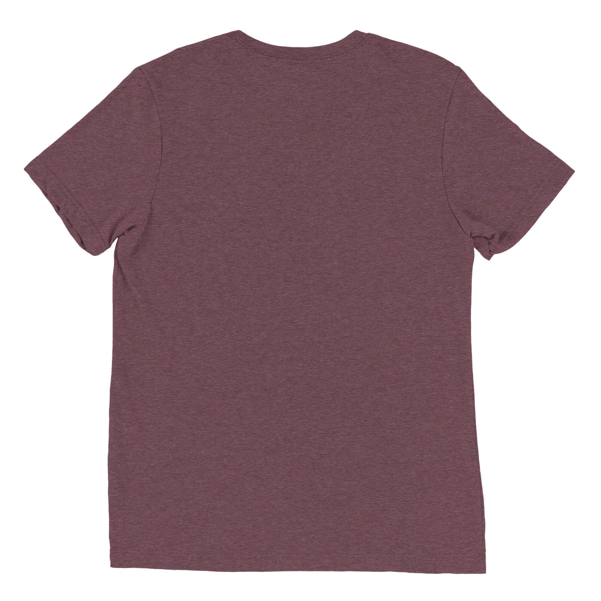 Back view of the Women’s LOVE Pickleball Short Sleeve Shirt in maroon color, showcasing its comfortable fit.