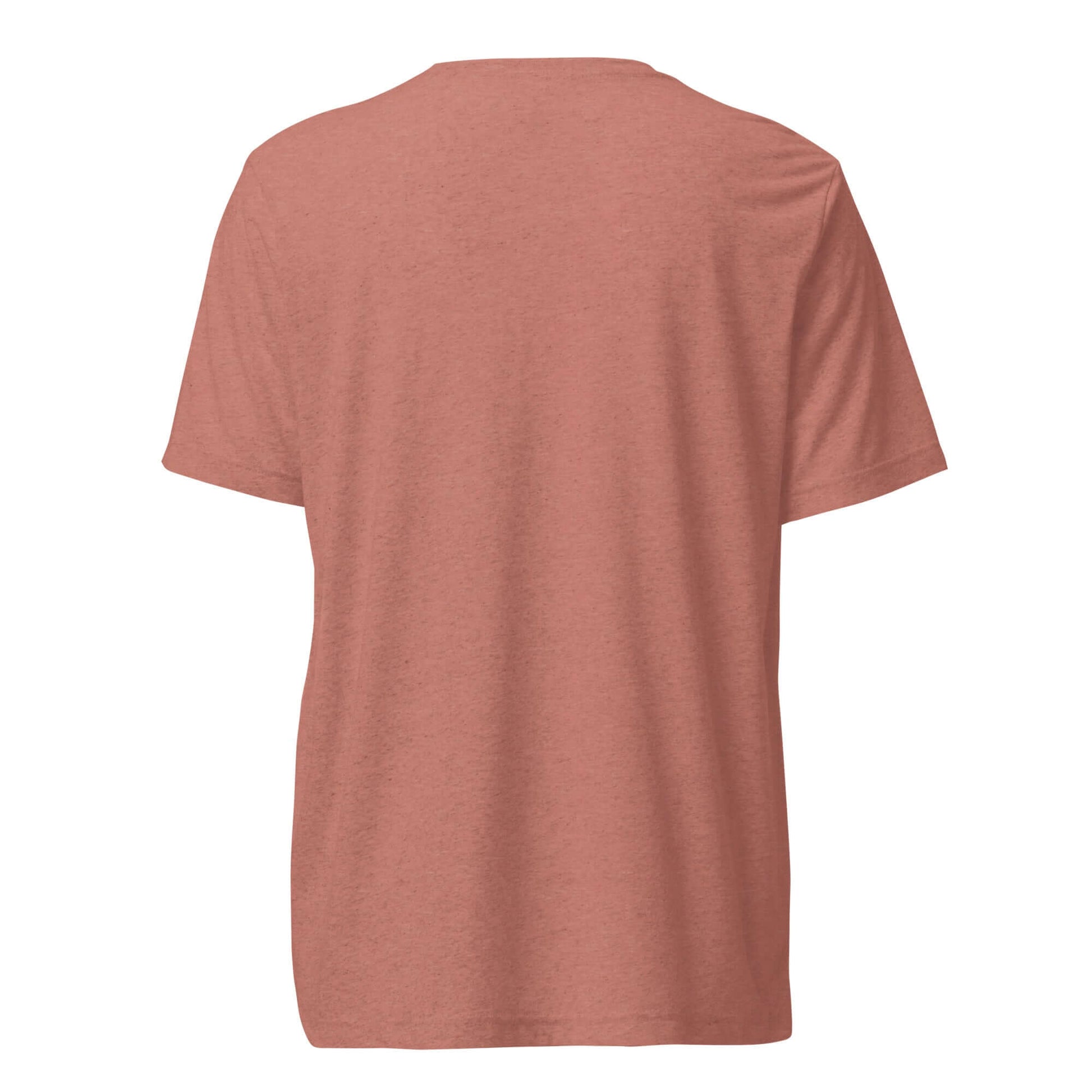 Back view of Women’s LOVE Pickleball Short Sleeve Shirt in a stylish coral color.