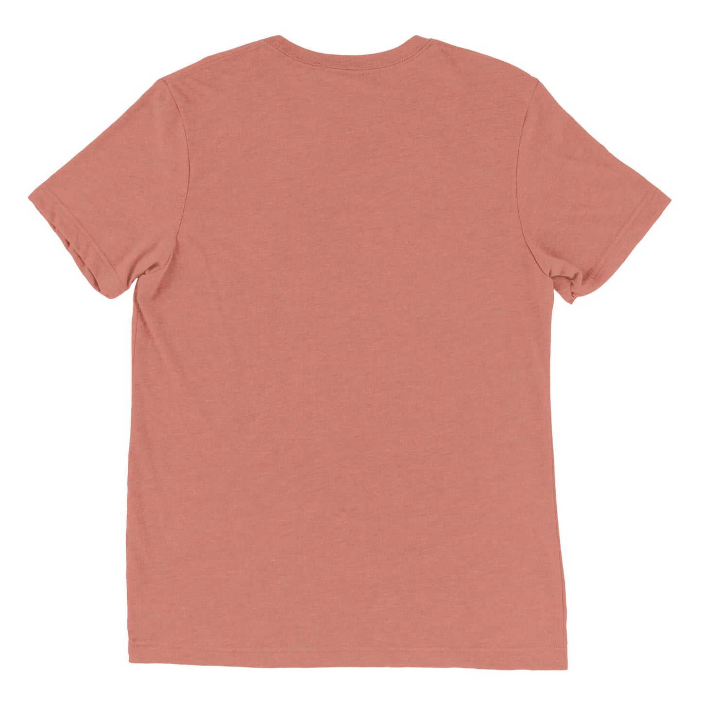 Back view of Women’s LOVE Pickleball Short Sleeve Shirt in soft terracotta color, showcasing a relaxed fit.