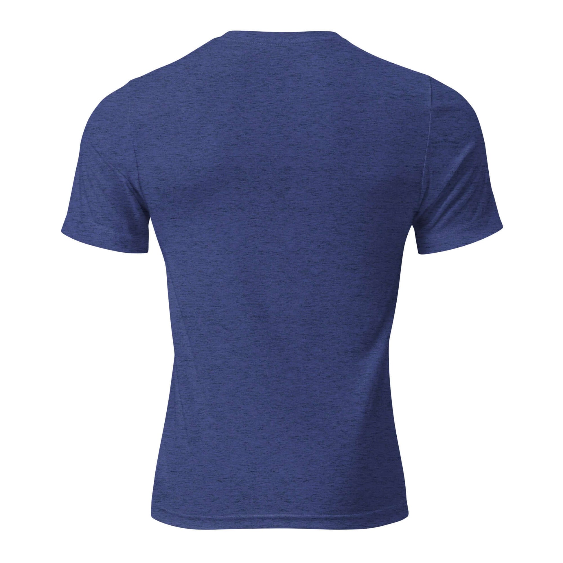 Back view of the Inspire Sketch Women's Short Sleeve T-Shirt in navy blue, showcasing its simple and elegant design.