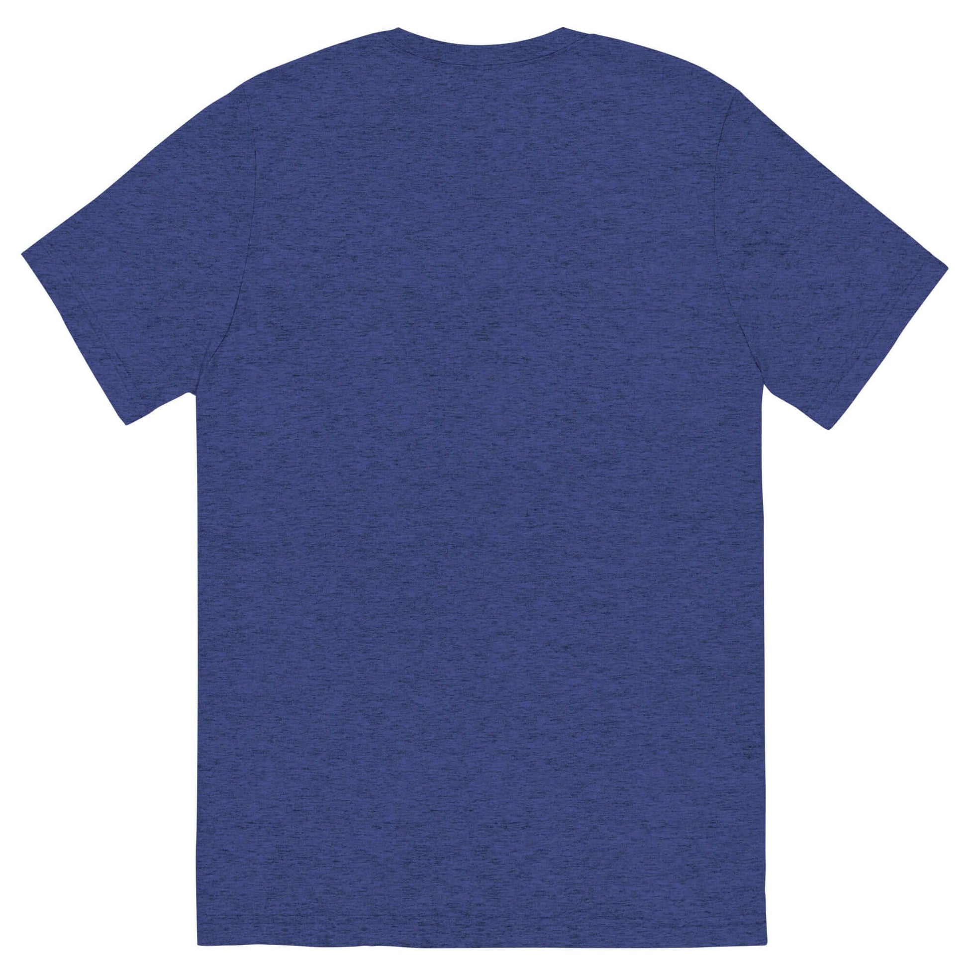 Back view of Women's LOVE Pickleball Short Sleeve Shirt in navy blue, perfect for pickleball enthusiasts.