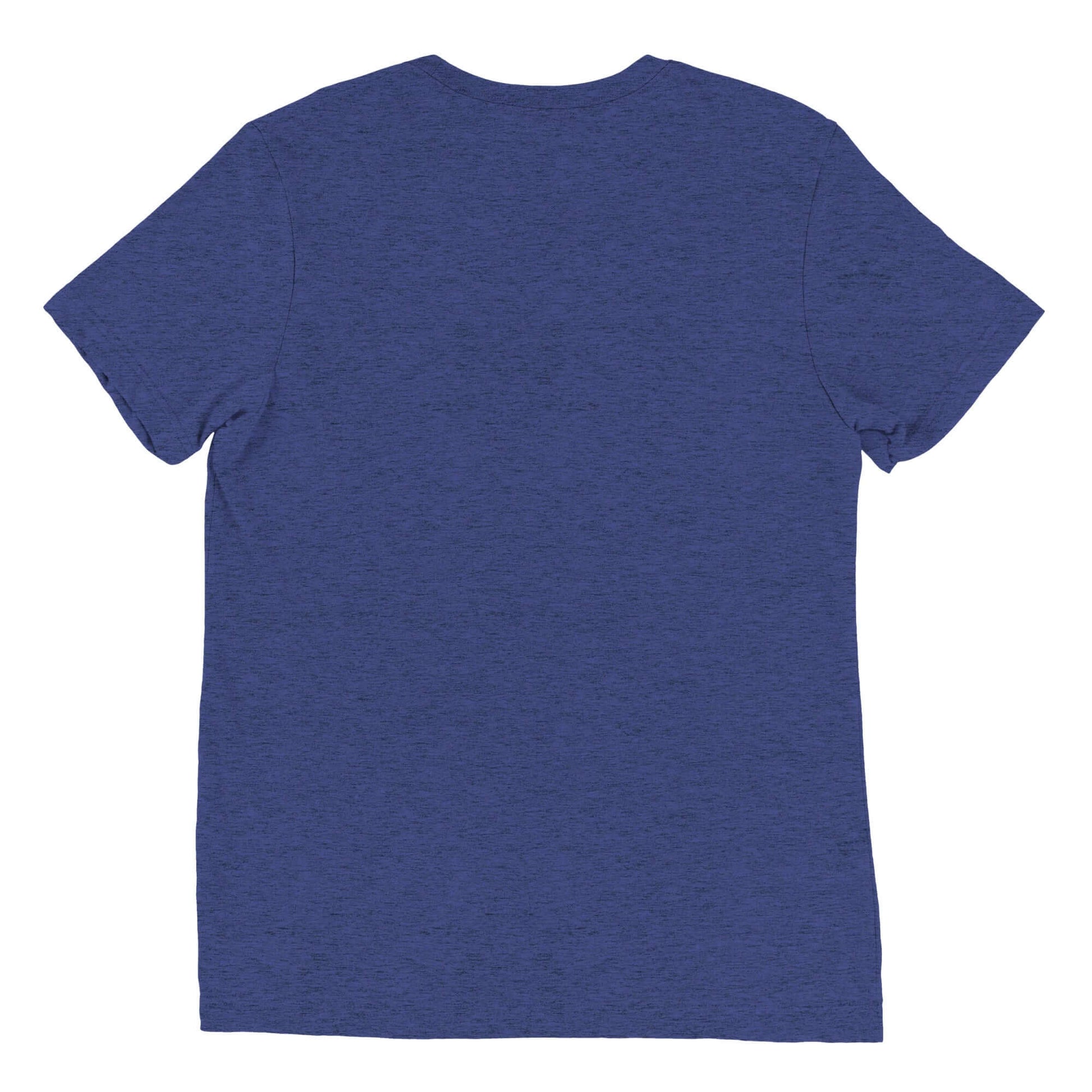 Back view of the Women’s LOVE Pickleball Short Sleeve Shirt in a rich blue color, showcasing a comfortable fit.