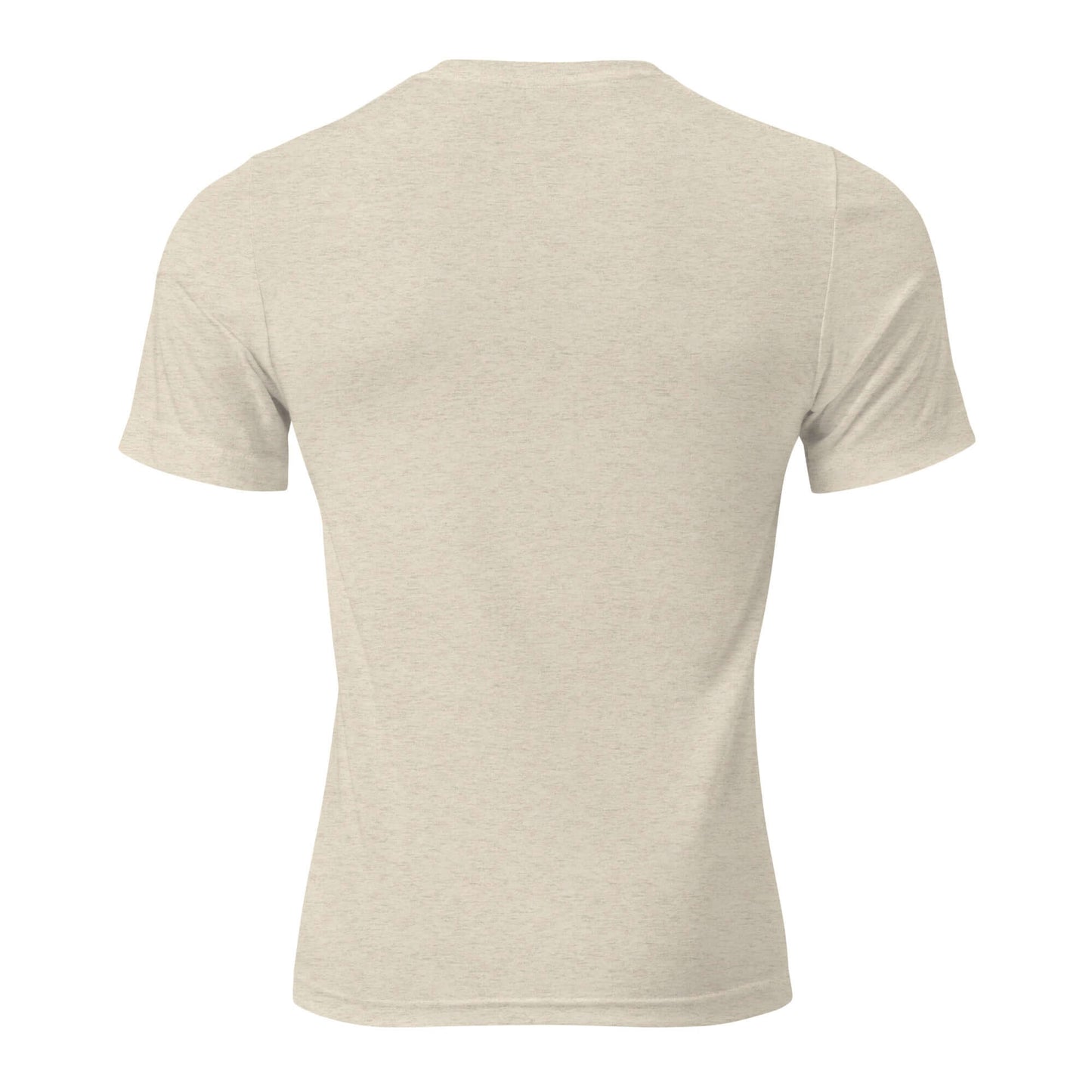 Back view of Inspire Sketch Women's Short Sleeve T-Shirt in a light color, showcasing its simple and stylish design.