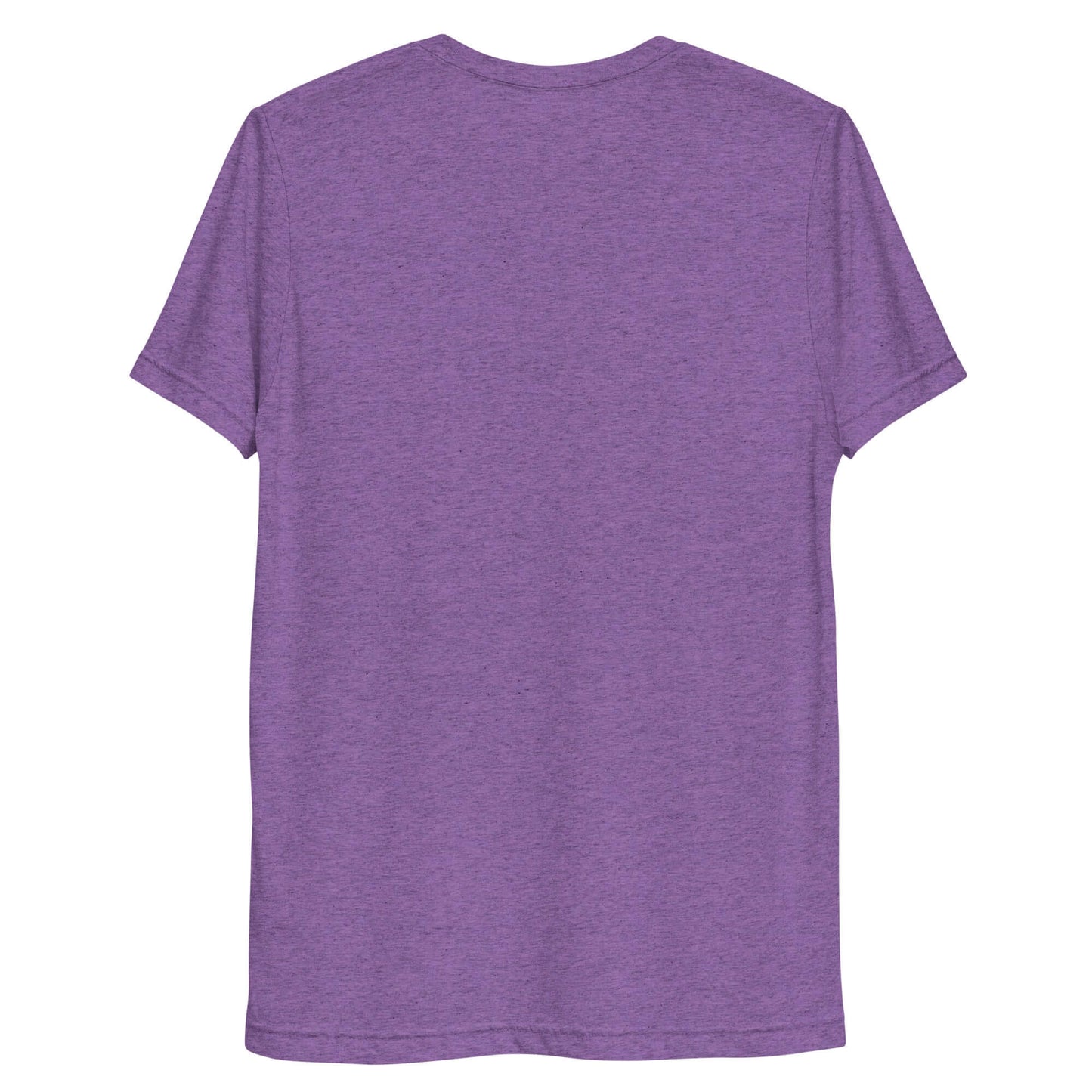 Back view of the Women’s LOVE Pickleball Short Sleeve Shirt in purple, ideal for casual and athletic wear.