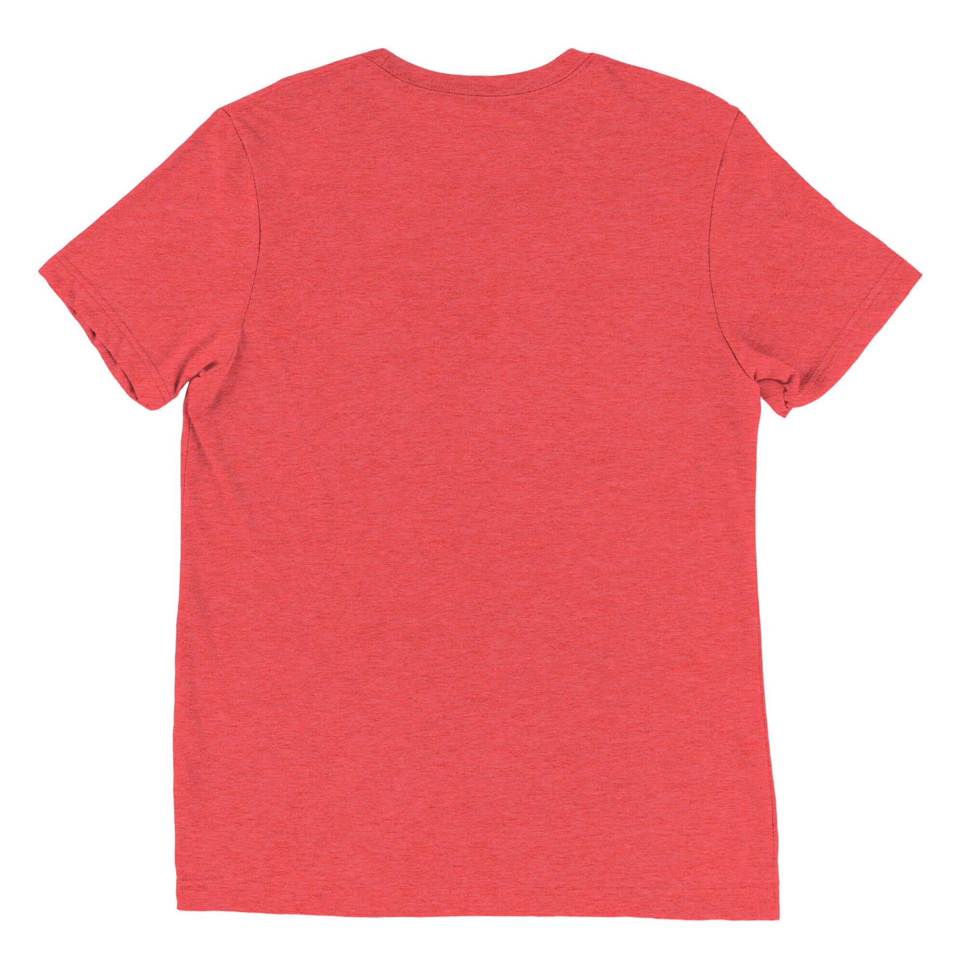 Back view of Women's LOVE Pickleball Short Sleeve Shirt in vibrant red, designed for comfort and style during play.