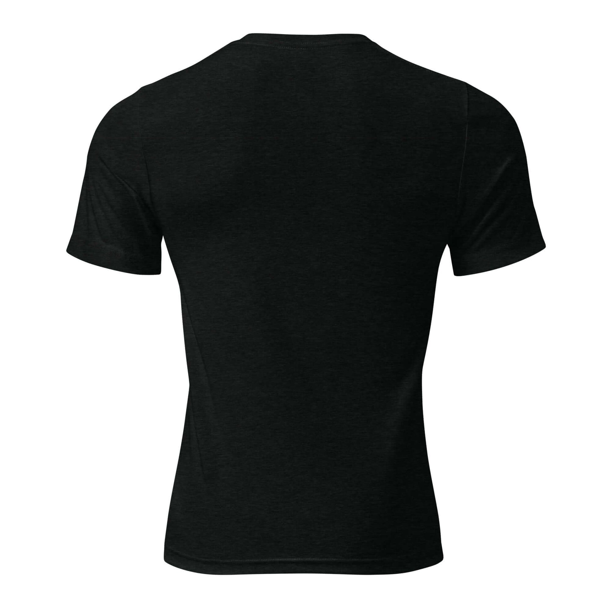 Back view of Women's Inspire Script T-Shirt in black, showcasing its soft fabric and stylish design.