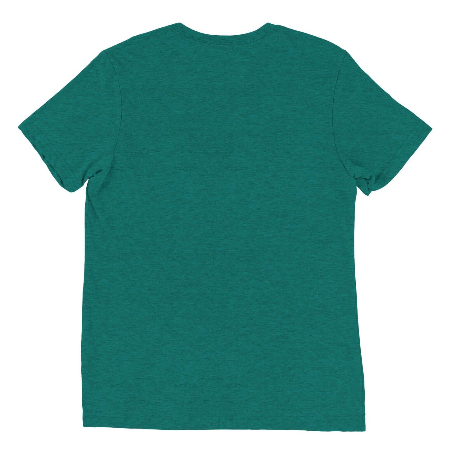 Back view of Women’s LOVE Pickleball Short Sleeve Shirt in teal color, showcasing its comfortable fit.