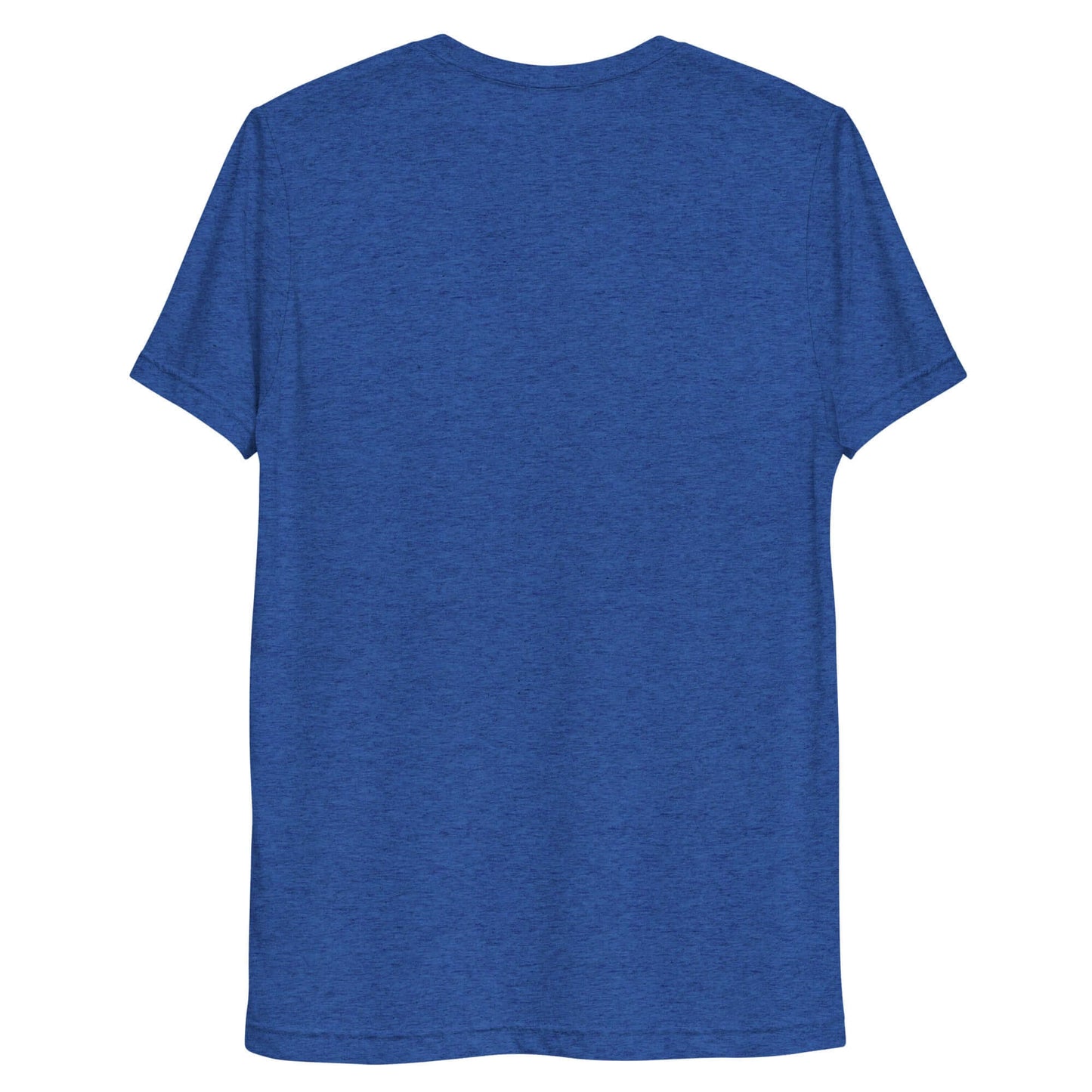 Back view of a blue Women's LOVE Pickleball Short Sleeve Shirt, perfect for stylish athletic wear.