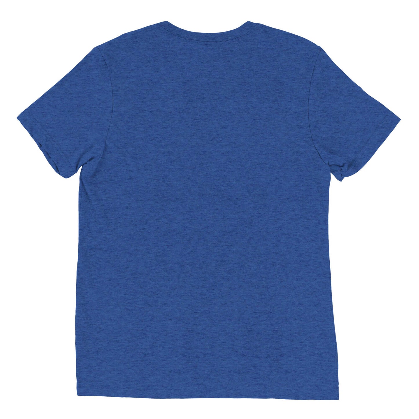 Back view of a blue Women’s LOVE Pickleball Short Sleeve Shirt, ideal for sport or casual wear.