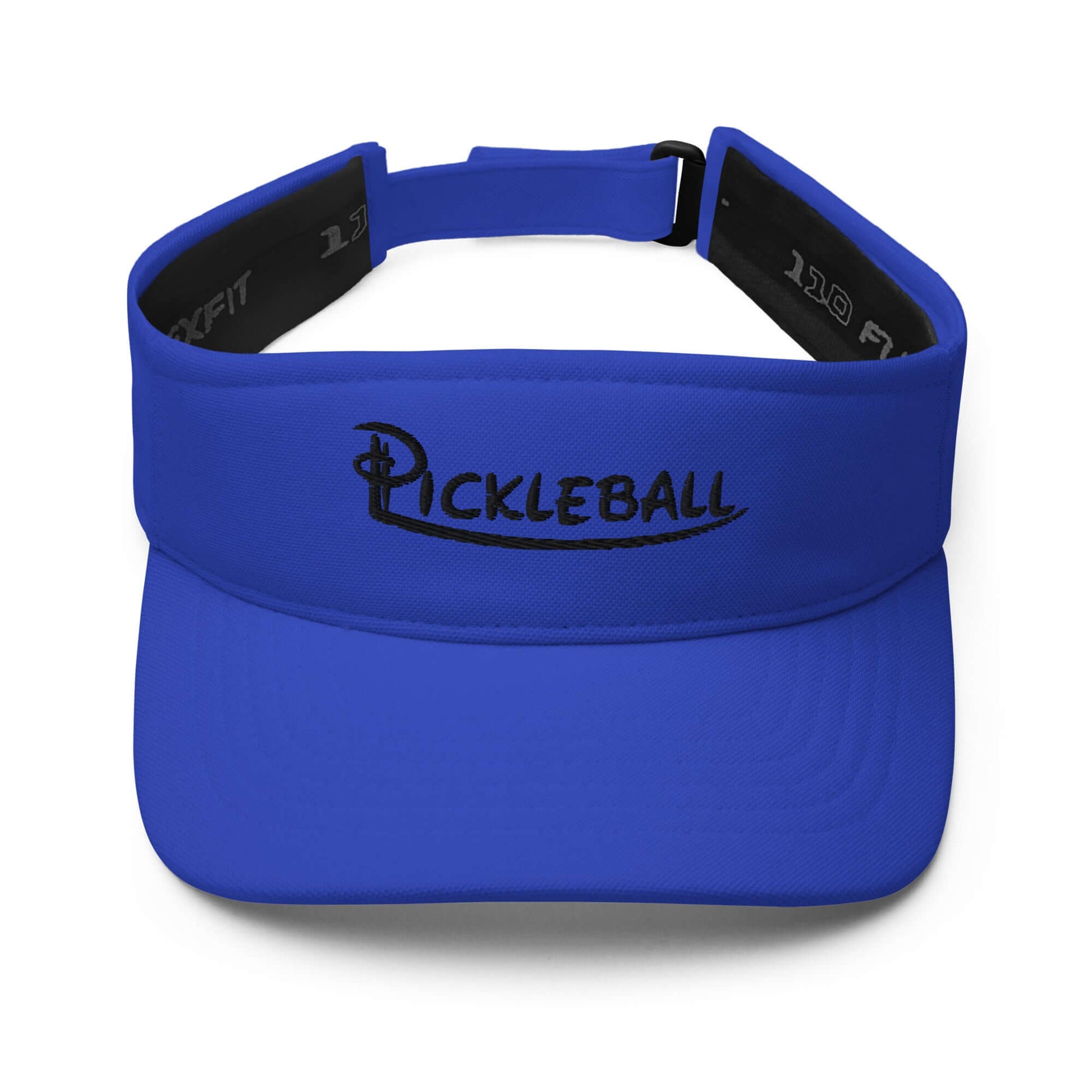 Blue Pickleball Embroidered Adjustable Visor for Stylish Sports Performance