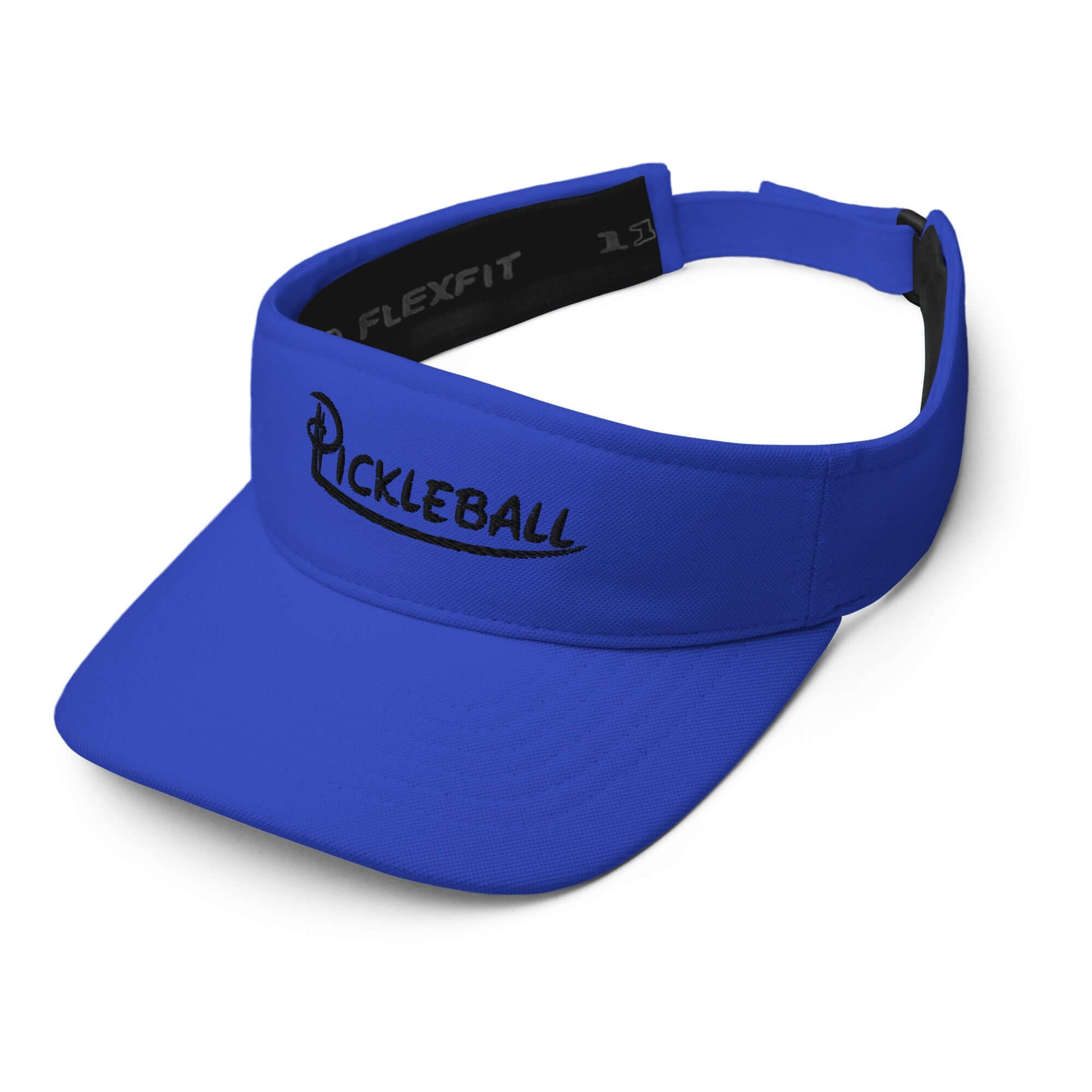 Blue Pickleball Embroidered Adjustable Visor with Premium Comfort and Sleek Design