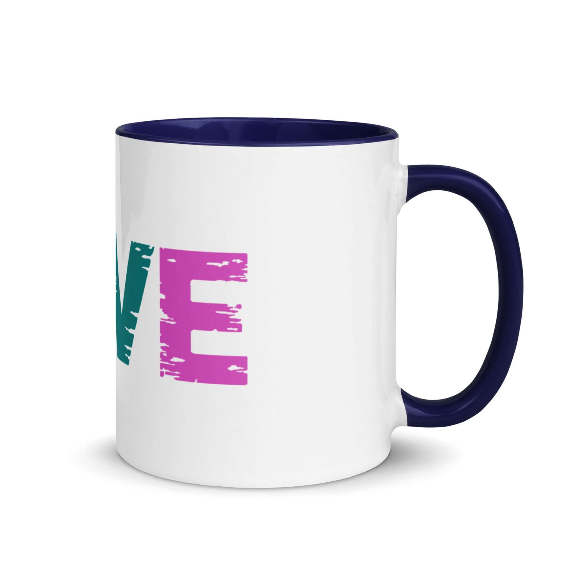 LOVE Pickleball Mug with vibrant colors and a stylish design, perfect for pickleball enthusiasts.