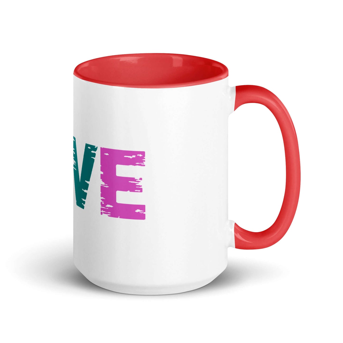 LOVE Pickleball Mug with vibrant colors, perfect for energizing morning drinks, available in 11 oz and 15 oz.