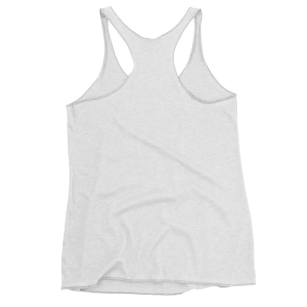 Women's LOVE Pickleball Racerback Tank in light gray, designed for comfort and style during active play.