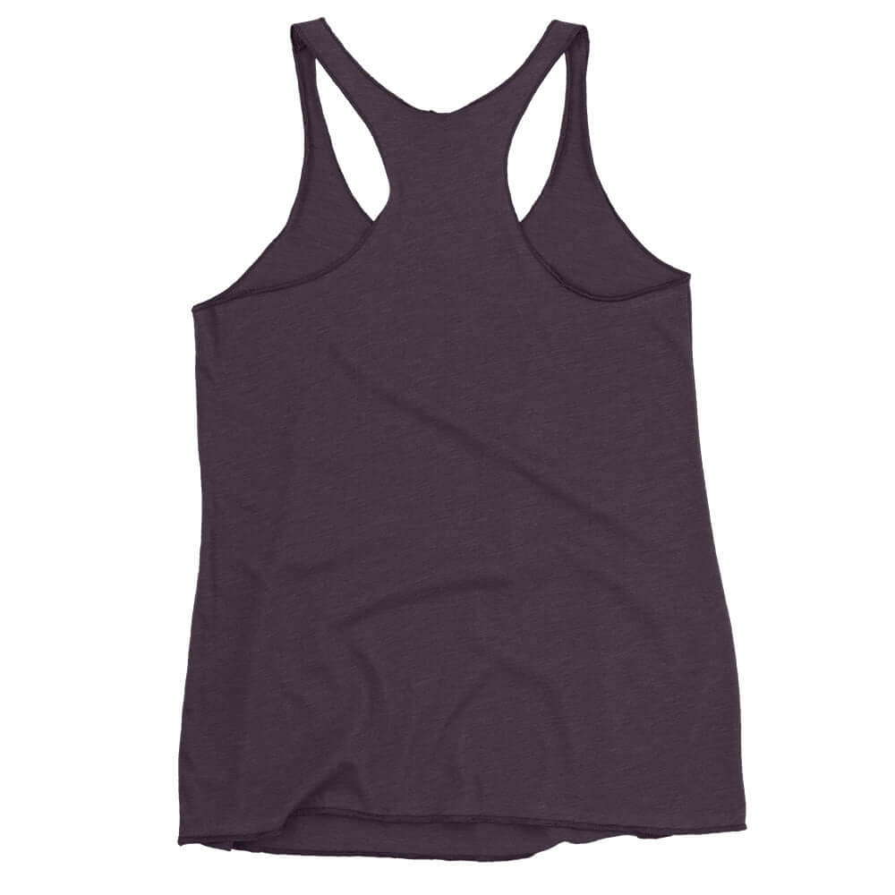 Back view of Women's LOVE Pickleball Racerback Tank for stylish activewear and performance.